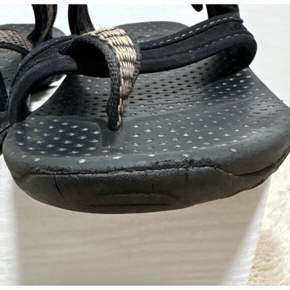 Skechers Sandals Outdoor Lifestyle Women Girls Adjustable Black Brown Size 6 - Picture 15 of 15